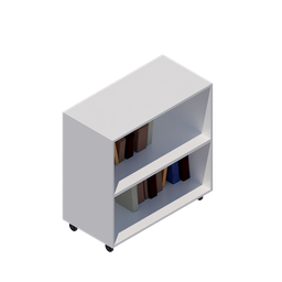 Biblioteca modular recta