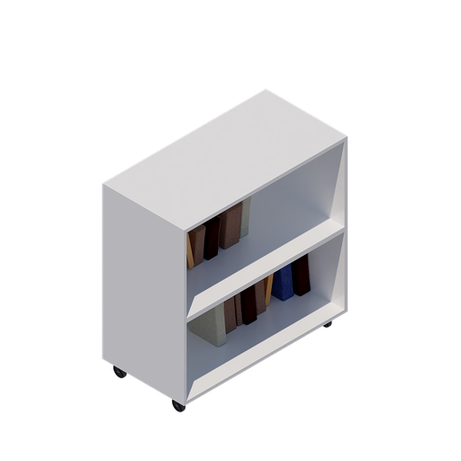 Biblioteca modular recta